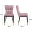 50cm H Tufted Upholstered Metal Upholstered Back Side Chair-502091318-471372719