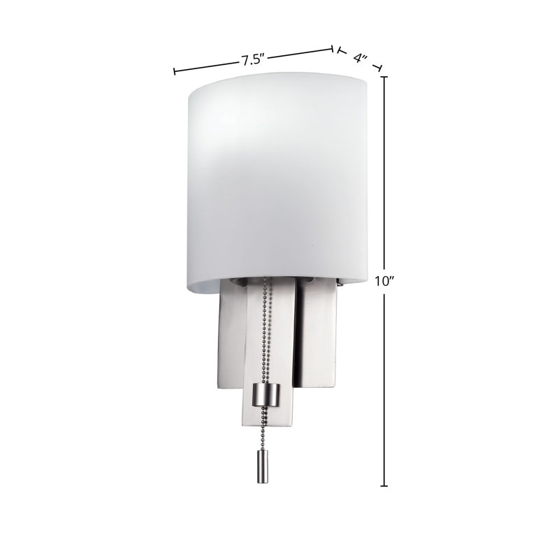 Espille 1 LT Satin Nickel Wall Sconce Kalco, Satin Nickel