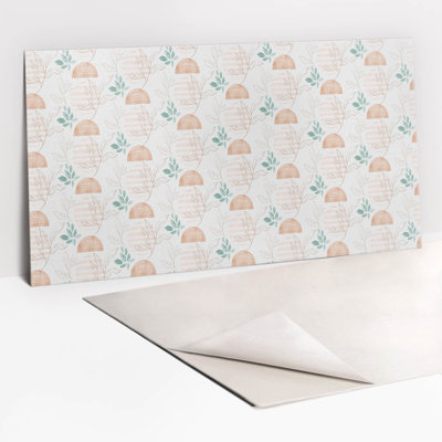 Corlyn 50x100 cm Pvc Singular Tile in Beige