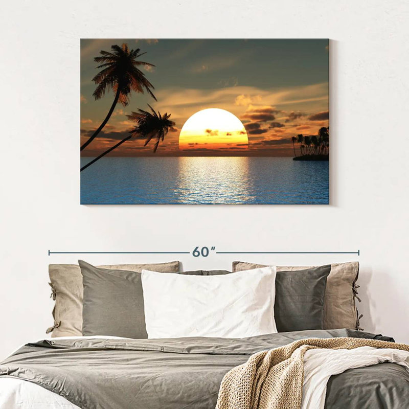Gillard Ocean Palms Sundown, 32" H x 48" W