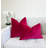 Pink Solid Velvet Pillow Cover-110081451-110081452