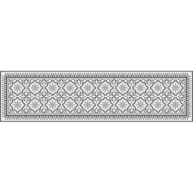Hartmann Vinyl Machine Printed Area Rug, Runner 66 x 250cm