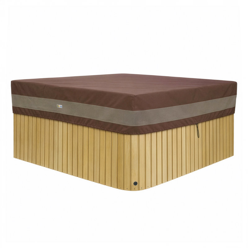 Couvre-spa carré ultime résistant à l'eau, H 14 po x l 96 po x P 96 po