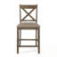 Ensemble de 2 tabourets rembourrés en bois avec dossier en croix-1790366320-1790366325