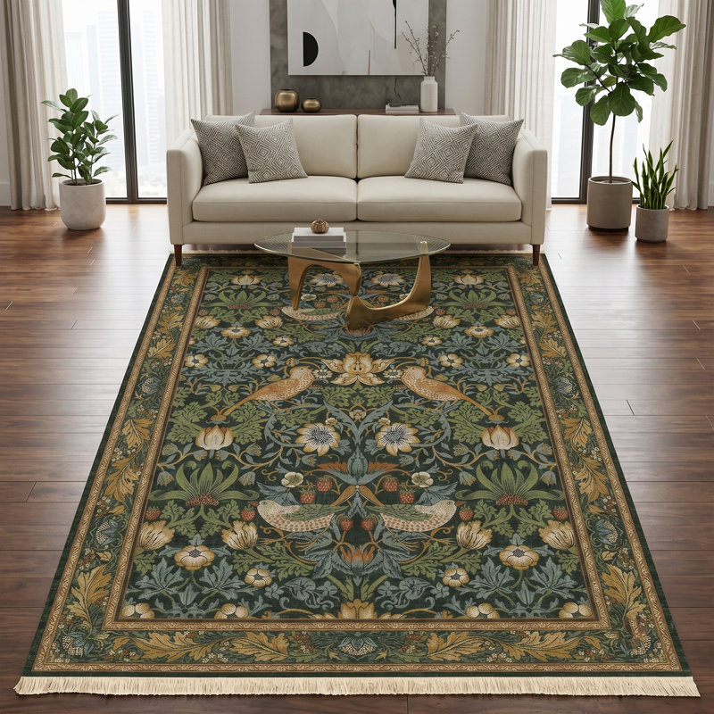 Strawberry Thief 7' X 10' Area Rug