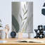 Winston Porter «Green Abstract Leaves No 1» par Andreas Magnusson, art mural en métal-1455065417