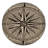 Washable Grand Compass Rose Coastal Area Rug-1927647642