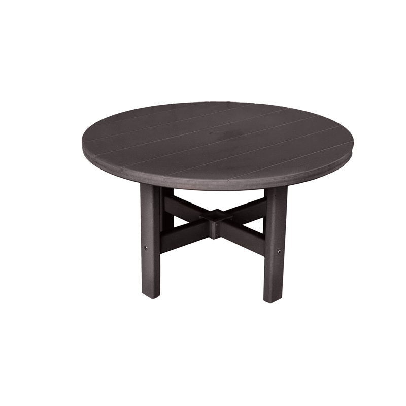 Glodine Round Outdoor Coffee Table 35.5", Brown