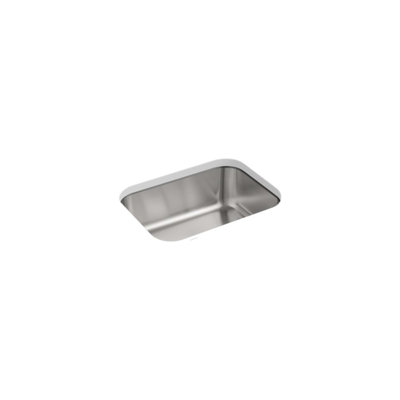 McAllister 23.375'' L Single Bowl Stainless Steel Kitchen Sink