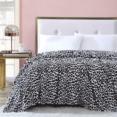 Betsey Johnson Printed Ultra Soft Plush Fleece Blankets