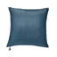 Indigo Seas Leather Weave Pillow Cover & Insert