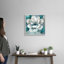 Art mural bleu sarcelle Magnolia II-304354952-384551214-384551211