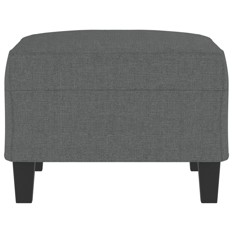 Repose-pieds repose-pieds rectangulaire gris foncé en polyester