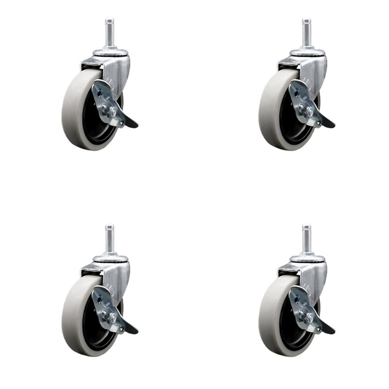 Remplacement du chariot pivotant et verrouillable