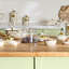 Mocha Check Small Kitchen Canister-711354647
