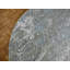 Tapis en soie ovale 7 pi 11 po x 8 pi à main one-of-kind noué la
