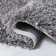 Tapis gris touffeté et fabriqué à la main Chamira