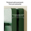 Luxury Green Rubber Wood Wall Mounted Dressing Mirror Multi Functional Hook Sliding Mirror Suitable for Entryway-1152397396
