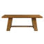 Ensemble de table de salle à manger en bois massif, table de salle à manger rectangulaire en pin vieilli et chaises à dossier en lattes Windsor pour cuisine / salle à manger-1584051676-1584051674-1584051669