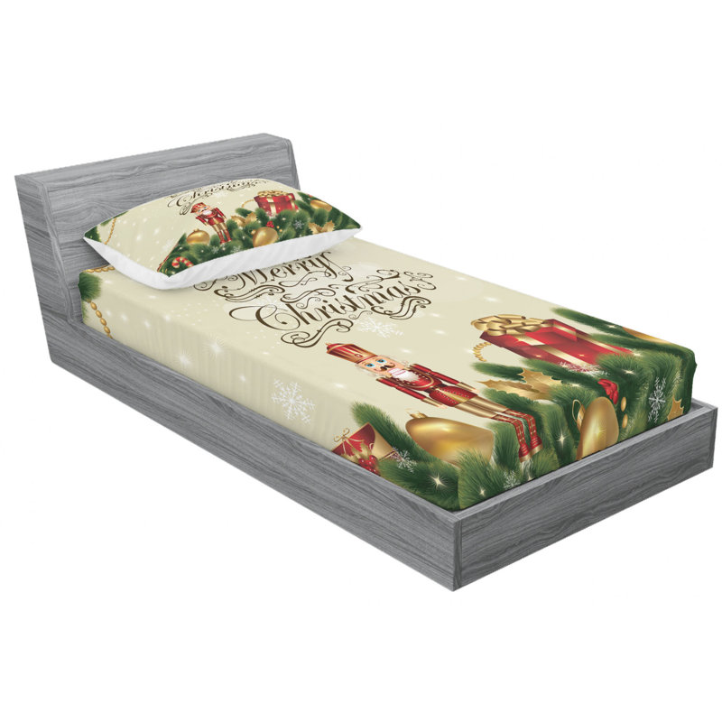 Microfiber Sheet Set, Twin Sheet Set with Fitted Sheet