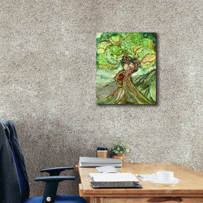 Toile épique «Turtle Dove Tree» par Carol Cavalaris