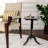 24 Round Pedestal Accent End Table-876704520