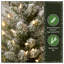 Sapin de Noël floqué et illuminé-88089314