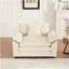 Canapé-lit confortable à assise simple sans repose-pieds, canapé modulaire moderne pour salon, chambre à coucher et appartement avec coussin rembourré respirant-1408973962