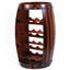 Loretta Floor Wine Bottle Rack in Brown