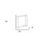 Ensemble de deux tables de bout rectangulaires en bois brun de 24 po avec tablette-102494087