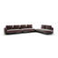 *Overlap L Bumper Sectional Dk Taupe-1767932338