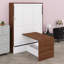 Lit escamotable mural peu encombrant avec bureau pliable intégré-131377514