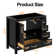 36" Single Bathroom Vanity Base Only Without Sink Top