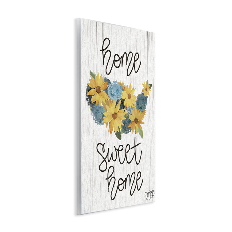 Art floral sur plaque murale Americana par Stephanie Dicks, H 19 po x l 13 po