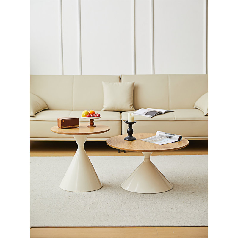 Ensemble de tables basses rondes
