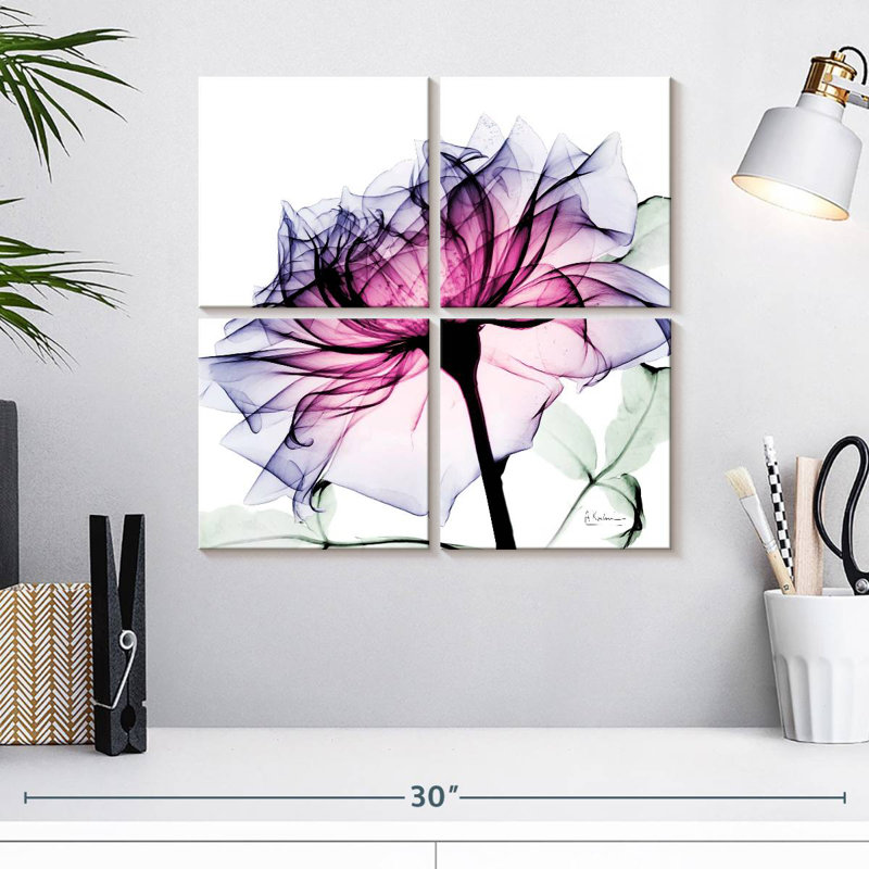 Harnek Leni Rose I, 18" H x 18" W