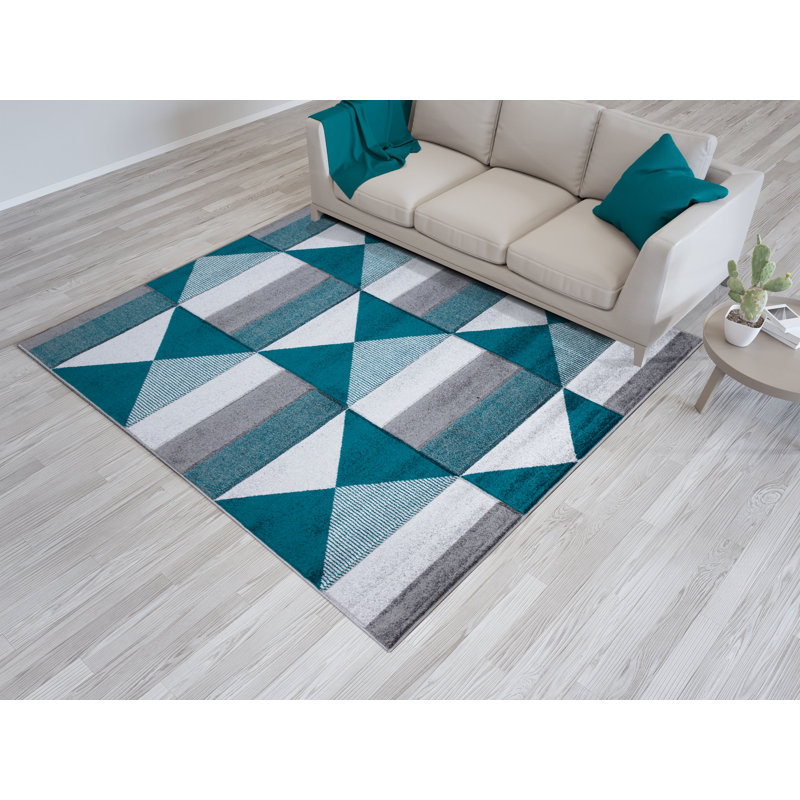 Flory Geometric 120cm X 170cm Area Rug
