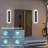 2-Pcs Dimmable Led Ceiling Light With Modern Linear Flush Mount Ceiling Lighting Fixture Acrylic Long Ceiling Lamp For Living Room Kitchen Dining Room Hallway-779633721-779633719