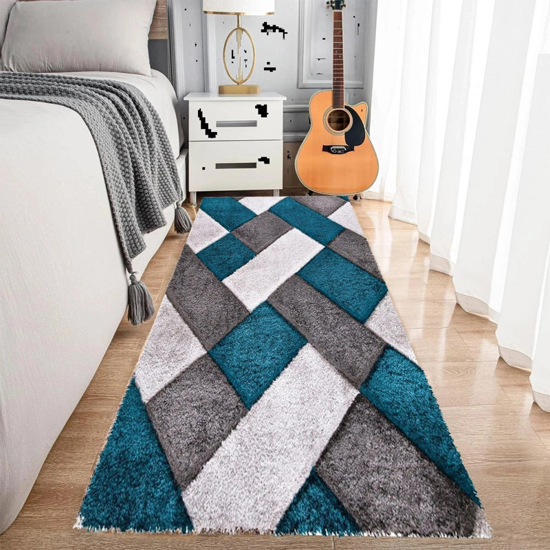 Shag Area Rug, Rectangle 60 x 110 cm