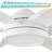 Blazer 72 in. 6 Blade Matte White Ceiling Fan with Remote Control, Dimmable LED Light Kit, and Reversible Motor-71371383-71371382