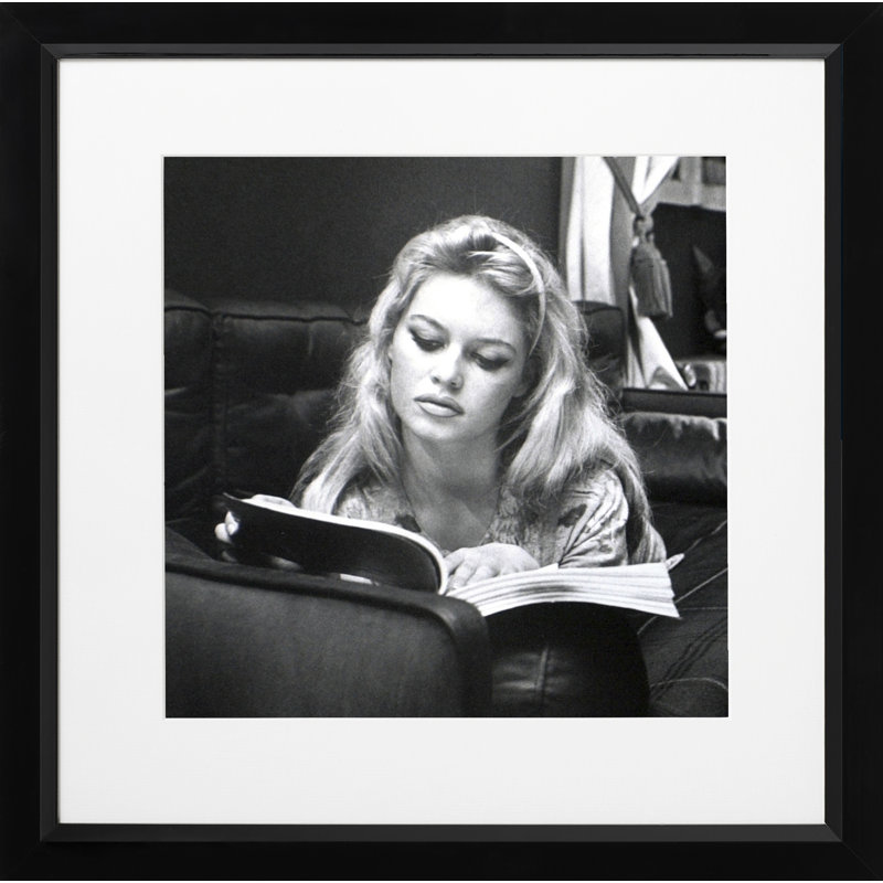 Bardot Reading - Single Picture Frame Print
