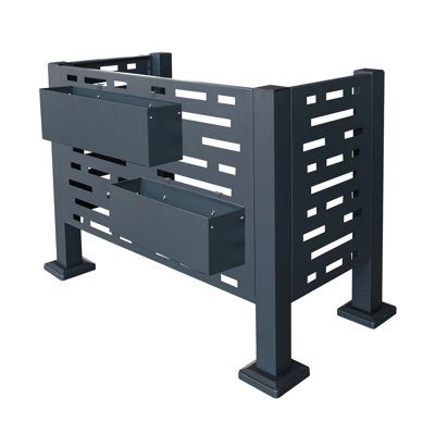 Air Conditioner Fence For Outdoor Units,Metal Privacy Fence Cover, To Conceal Air Conditioning Units