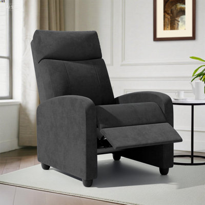 Adjustable Recliner Chair Modern Home Theater Single Recliner Sofa Furniture For Living Room Bedroom by Winston Porter