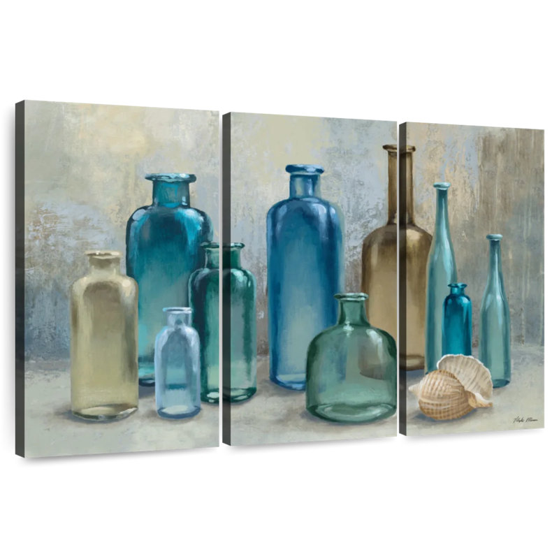 Bouteilles en verre Senne, H 28 po x l 45 po