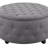 Round Rolling Storage Ottoman with Reversible Tray Top & 4 Side Ottomans-1818378978
