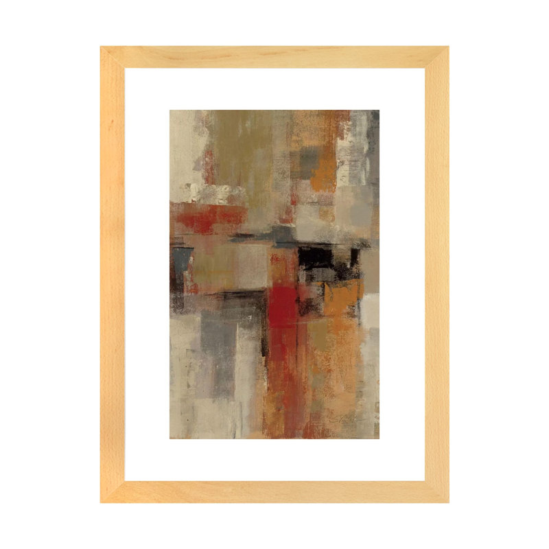 «Intersection Crop I» par Silvia Vassileva - reproduction d'art, H 24 po x l 16 po x P 1 po, Cadre papier naturel