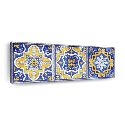 " Ritzy Azulejo Tiles Canvas Print "
