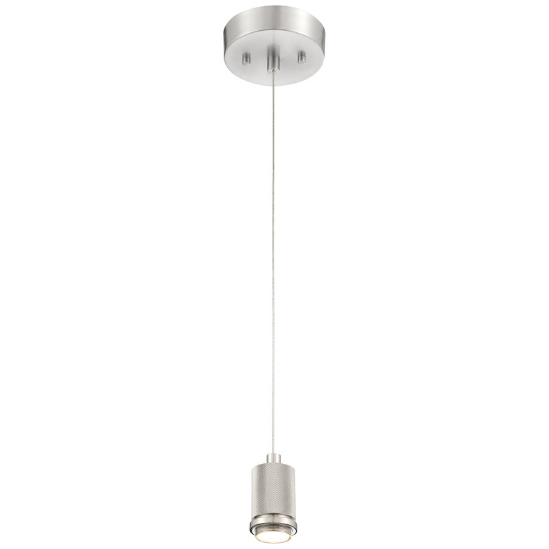 Southglenn 1 - Light LED Single Pendant, Brushed Steel