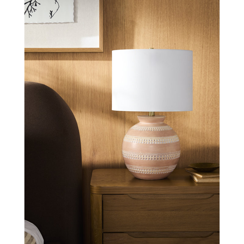Eaghan Resin Accent Lamp, Brown