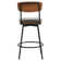 Putney Swivel Upholstered Counter Stool with Metal Frame